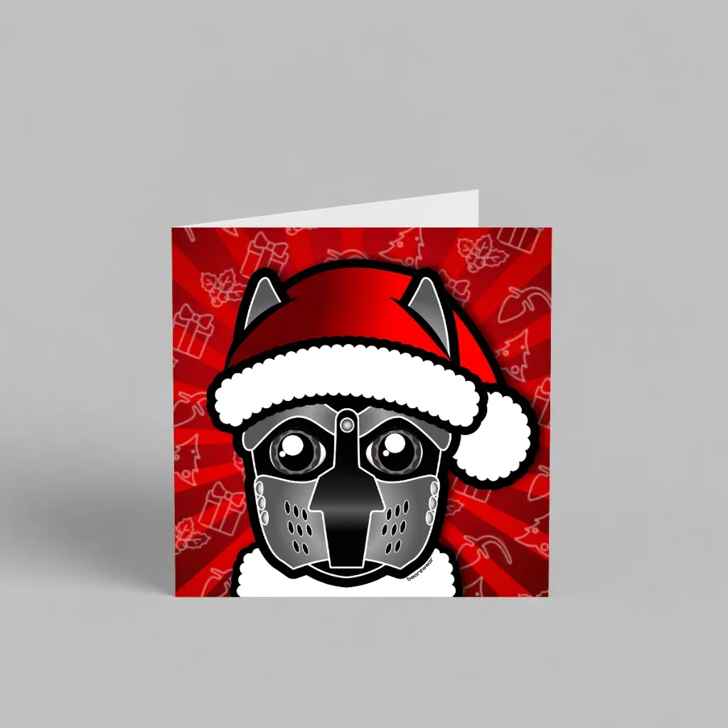 Santa Pup Pewter Grey